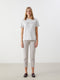 Crew Neck Printed Combed Cotton Women's T-Shirt